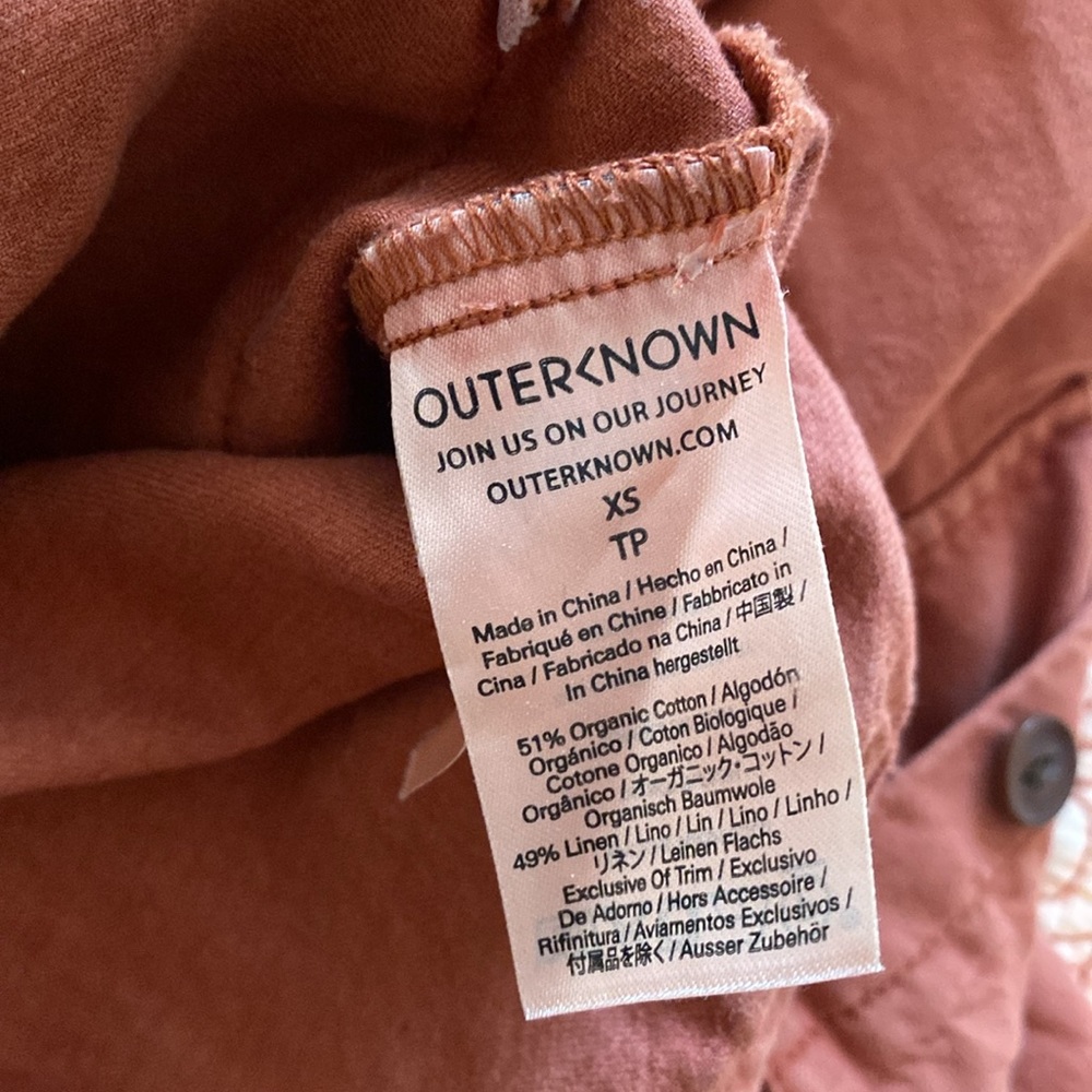 Outerknown Rust Jumpsuit - Picture 6 of 6